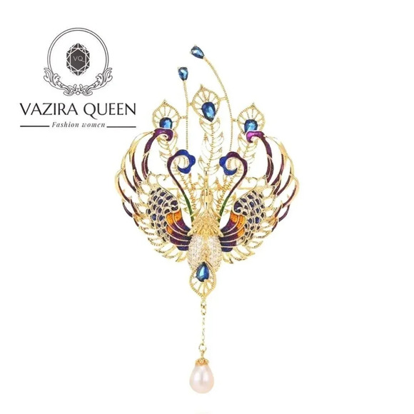 VQ Phoenix Brooch - Picture 1 of 8